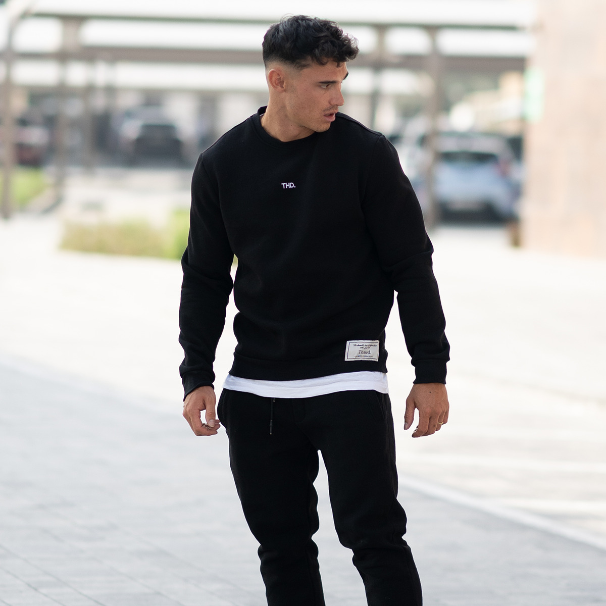 Europe Spartoo - ! | € 77,00 SWEAT - sweaters Black delivery JOSH THEAD. Clothing Fast