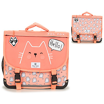 Bags Girl School bags Pol Fox CARATABLE HELLO 38 CM Pink