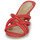 Shoes Women Mules Lauren Ralph Lauren LILIANA-SANDALS-HEEL SANDAL Red