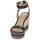 Shoes Women Sandals Lauren Ralph Lauren HILARIE-ESPADRILLES-WEDGE Black