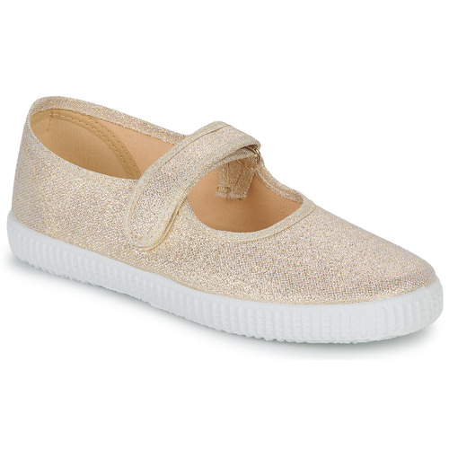 Shoes Girl Ballerinas Citrouille et Compagnie IVALYA Gold