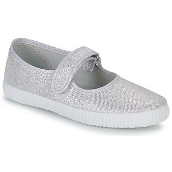 Shoes Girl Ballerinas Citrouille et Compagnie IVALYA Silver
