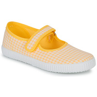 Shoes Girl Ballerinas Citrouille et Compagnie NEW 68 Vichy / Yellow