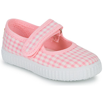Shoes Girl Ballerinas Citrouille et Compagnie IVALYA Vichy / Pink