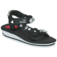 Shoes Women Sandals Love Moschino FLOW LOVE Black