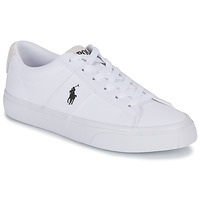 Shoes Low top trainers Polo Ralph Lauren SAYER-SNEAKERS-LOW TOP LACE White / Black