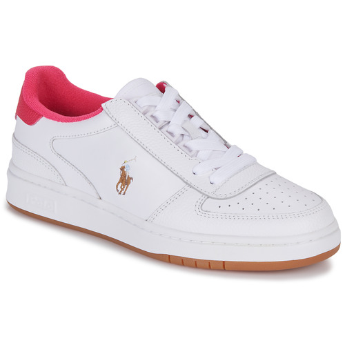 Polo Ralph Lauren POLO CRT PP-SNEAKERS-LOW TOP LACE White / Pink - Fast  delivery | Spartoo Europe ! - Shoes Low top trainers Women 142,00 €
