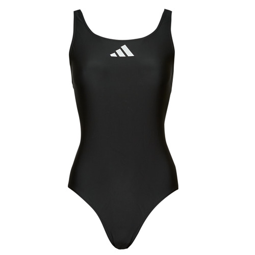 Clothing Women Swimsuits adidas Performance 3 BARS SUIT Black