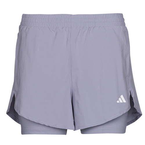 Clothing Women Shorts / Bermudas adidas Performance MIN 2IN1 SHO Violet