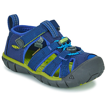 Shoes Boy Sandals Keen SEACAMP II CNX Blue / Green