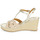Shoes Women Sandals Unisa LATRE Gold / Beige