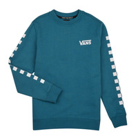 Clothing Boy sweaters Vans EXPOSITION CHECK CREW BOYS Teal