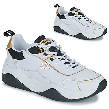 Shoes Women Low top trainers Armani Exchange XV580-XDX104 White / Black