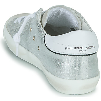 Philippe Model PRSX LOW WOMAN White / Silver