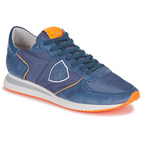Shoes Men Low top trainers Philippe Model TRPX LOW MAN Blue / Orange
