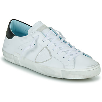 Shoes Men Low top trainers Philippe Model PRSX LOW MAN White / Black