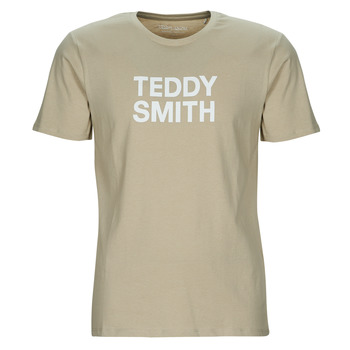 Clothing Men short-sleeved t-shirts Teddy Smith TICLASS BASIC MC Beige
