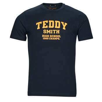 Clothing Men short-sleeved t-shirts Teddy Smith T-SETH MC Marine