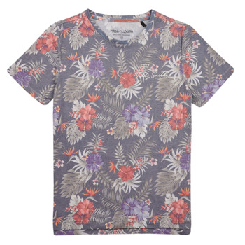Clothing Boy short-sleeved t-shirts Teddy Smith T-FLOWERS MC JR Multicolour