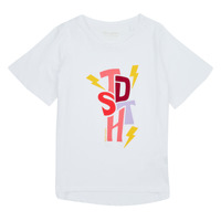 Clothing Boy short-sleeved t-shirts Teddy Smith T-PARADISIA MC White