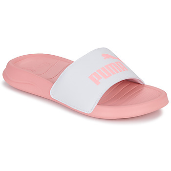Shoes Women Sliders Puma POPCAT White / Pink