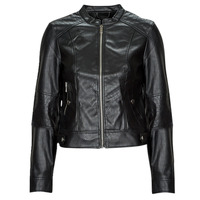 Clothing Women Leather jackets / Imitation leather Vero Moda VMLOVE LAVINE SHORT COATED JACKET Black