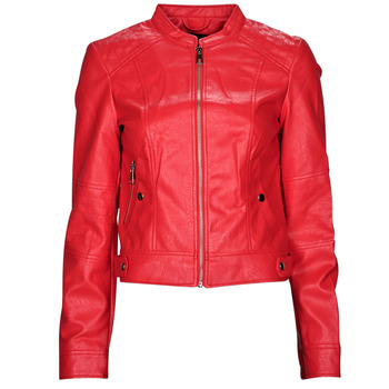 Clothing Women Leather jackets / Imitation leather Vero Moda VMLOVE LAVINE SHORT COATED JACKET Coral