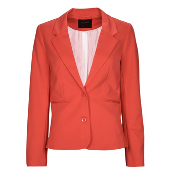 Clothing Women Jackets / Blazers Vero Moda VMLUCCA LS SLIM JERSEY BLAZER NOOS Coral