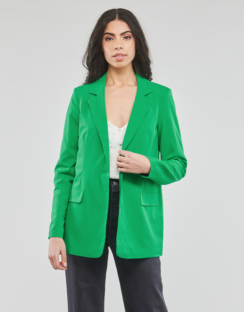 Vero Moda VMZELDA L/S BLAZER NOOS Green - Fast delivery | Spartoo Europe !  - Clothing Jackets / Blazers Women 35,20 €