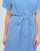 Clothing Women Long Dresses Vero Moda VMBUMPY SS CALF SHIRT DRESS NOOS Blue / Blc