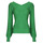 Clothing Women jumpers Vero Moda VMNEWLEXSUN LS DOUBLE V-NCK BLOU GA REP2 Green