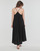 Clothing Women Long Dresses Vero Moda VMNATALI NIA SINGLET 7/8 DRESS WVN Black