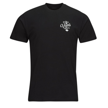 Clothing Men short-sleeved t-shirts Vans SIXTY SIXERS CLUB SS TEE Black