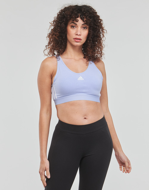 adidas Performance AEROREACT LS P Blue - Fast delivery  Spartoo Europe ! -  Clothing Sport bras Women 31,20 €