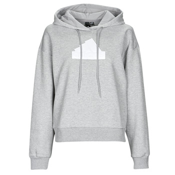 Clothing Women sweaters Adidas Sportswear FI BOS HOODIE Grey / Medium