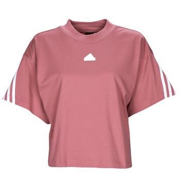 Clothing Women short-sleeved t-shirts Adidas Sportswear FI 3S TEE Bordeaux / Clear