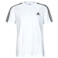 Clothing Men short-sleeved t-shirts Adidas Sportswear 3S SJ T White