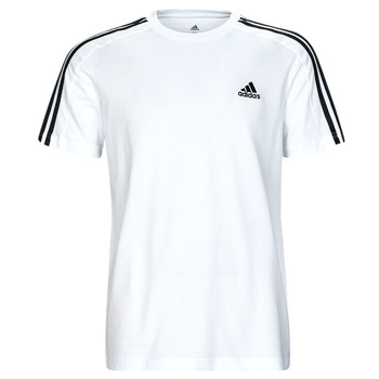 Clothing Men short-sleeved t-shirts Adidas Sportswear 3S SJ T White