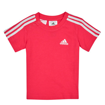 Clothing Children short-sleeved t-shirts Adidas Sportswear IB 3S TSHIRT Pink