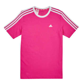 Clothing Girl short-sleeved t-shirts Adidas Sportswear ESS 3S BF T Blue