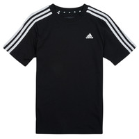 Clothing Children short-sleeved t-shirts Adidas Sportswear 3S TEE Black