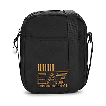 Bags Men Pouches / Clutches Emporio Armani EA7 TRAIN CORE U POUCH BAG SMALL A - MAN'S POUCH BAG Black / Gold