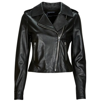 Clothing Women Leather jackets / Imitation leather Oakwood KITTY Black
