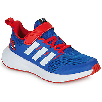 Shoes Boy Low top trainers Adidas Sportswear FortaRun 2.0 SPIDER Blue / Red