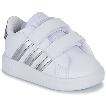 Shoes Children Low top trainers Adidas Sportswear GRAND COURT 2.0 CF White / Silver