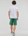 Clothing Men short-sleeved t-shirts Fila BROD TEE PACK X2 Marine / White