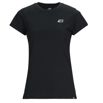 Clothing Women short-sleeved t-shirts New Balance WT23600-BK Black