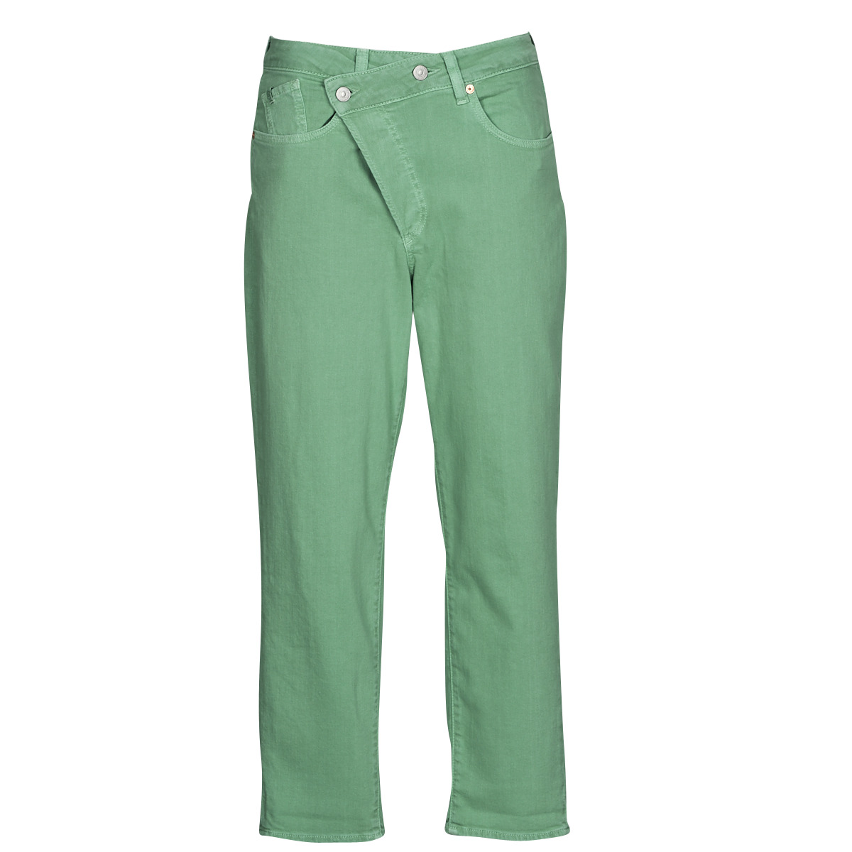 Clothing Women Boyfriend jeans Le Temps des Cerises COSY Green