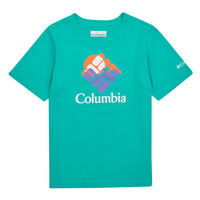 Clothing Children short-sleeved t-shirts Columbia Valley Creek Short Sleeve Graphic Shirt Blue