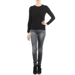 material Women slim jeans 7 for all Mankind THE SKINNY DARK STARS PAVE Grey